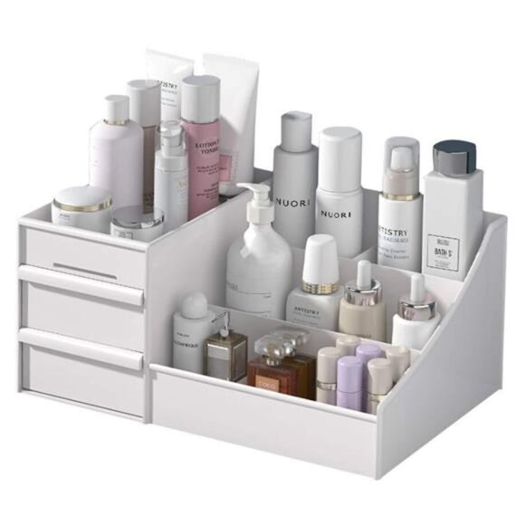 Makeup Organizer With Drawers —Countertop Organizer for Cosmetics, Vanity Holder - Picture 1 of 7